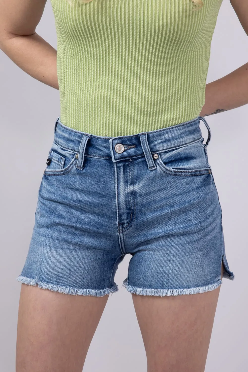 KanCan High Rise Denim Shorts for Women | KC9212M-N sold by Glik’s product image thumbnail 3