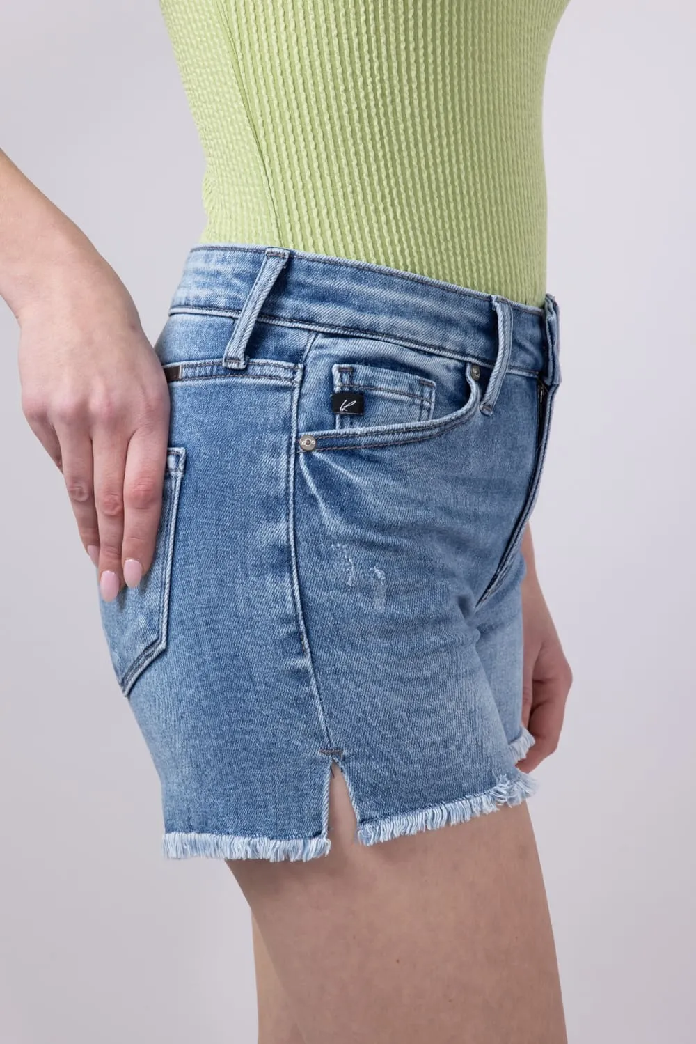 KanCan High Rise Denim Shorts for Women | KC9212M-N sold by Glik’s product image thumbnail 4