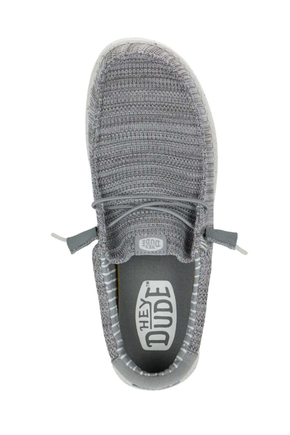 HEYDUDE Men’s Wally Stretch Sox Shoes in Grey | 41898-030 sold by Glik’s product image thumbnail 3