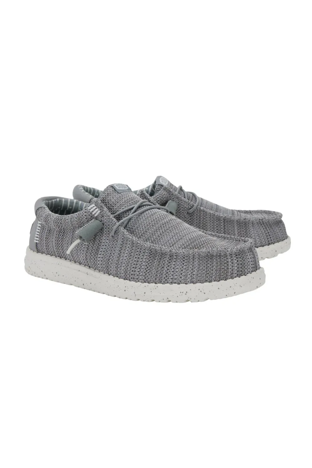 HEYDUDE Men’s Wally Stretch Sox Shoes in Grey | 41898-030 sold by Glik’s