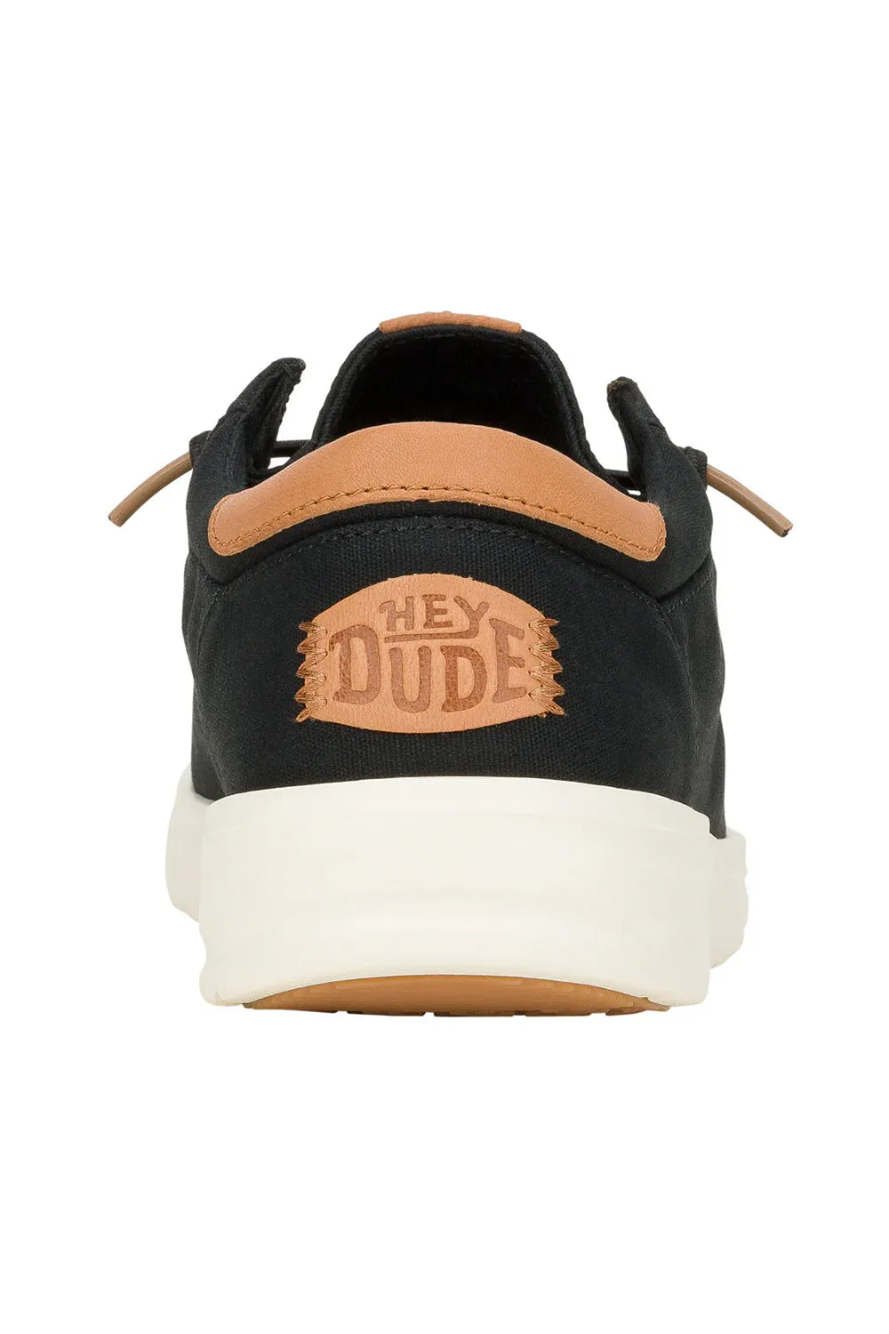 HEYDUDE Men’s Paul Canvas Shoes in Black | 43151-001 sold by Glik’s product image thumbnail 4
