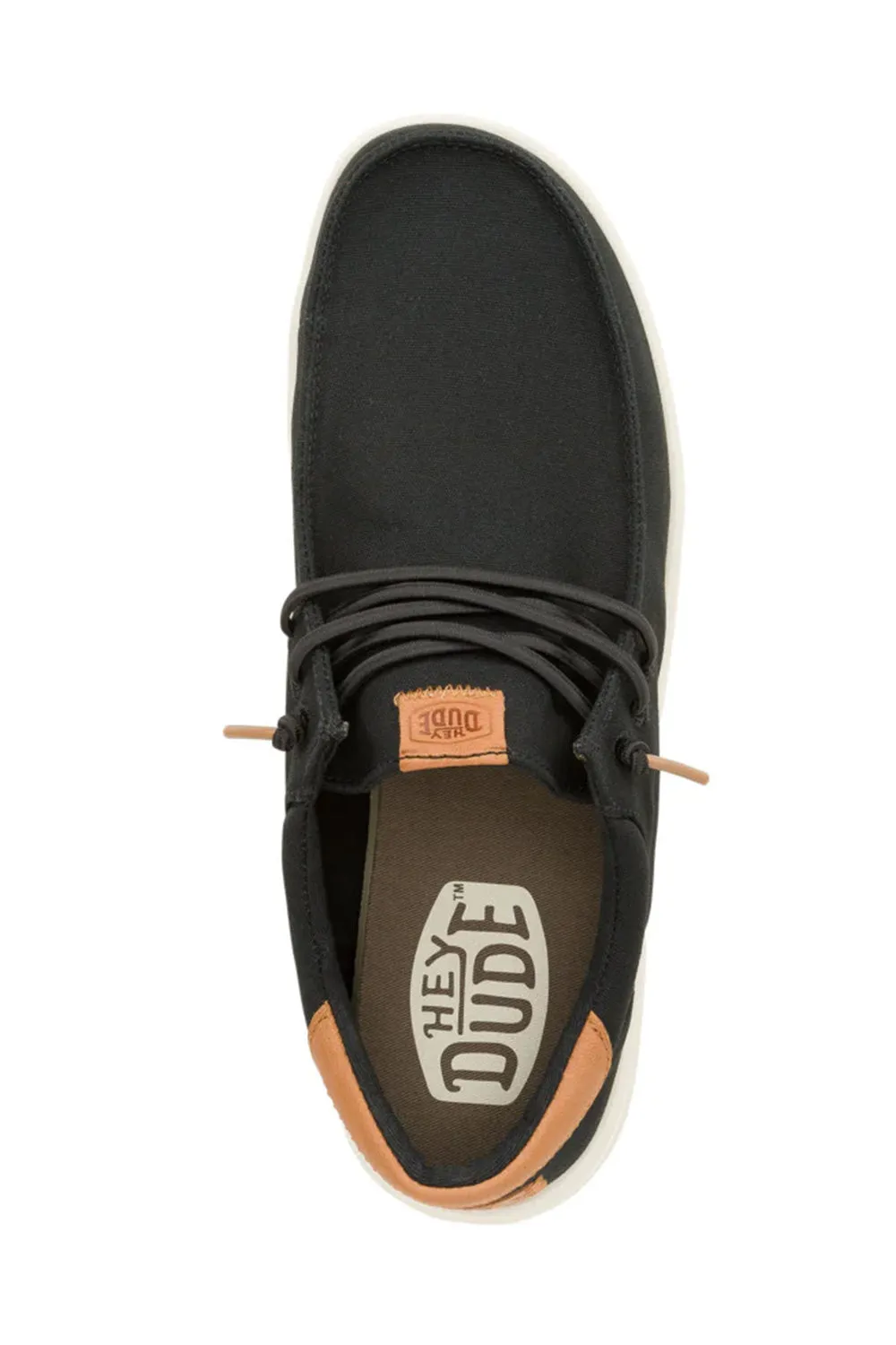 HEYDUDE Men’s Paul Canvas Shoes in Black | 43151-001 sold by Glik’s product image thumbnail 5