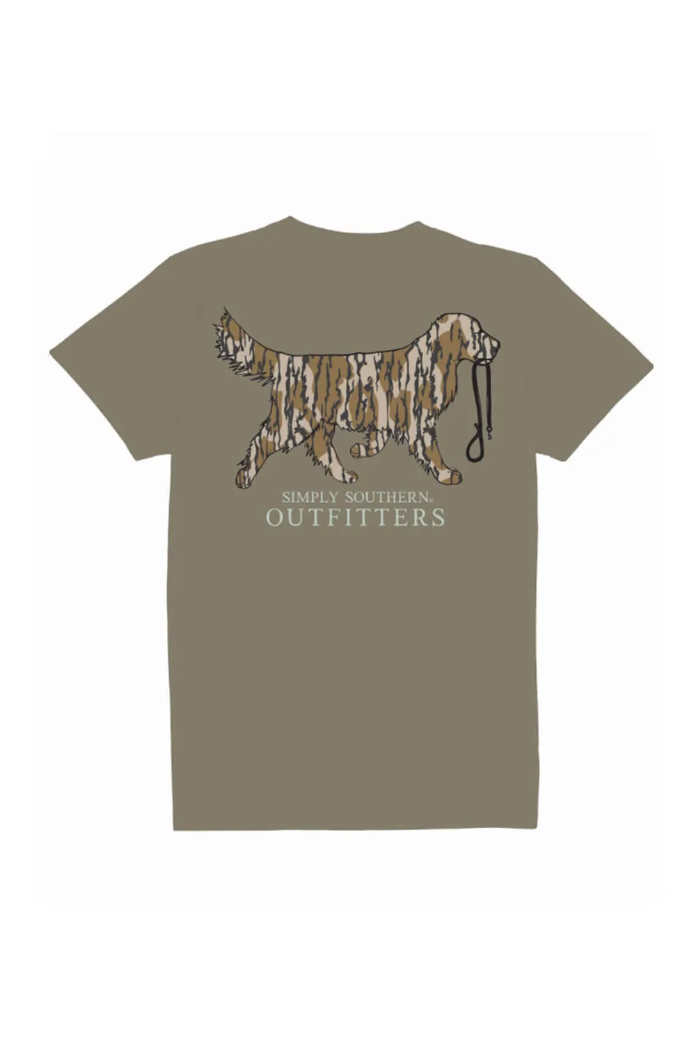 Simply Southern Camo Dog T-Shirt for Men in Brown | MN-SS-TREECAMO-DESERTHTHR sold by Glik’s product image thumbnail 3