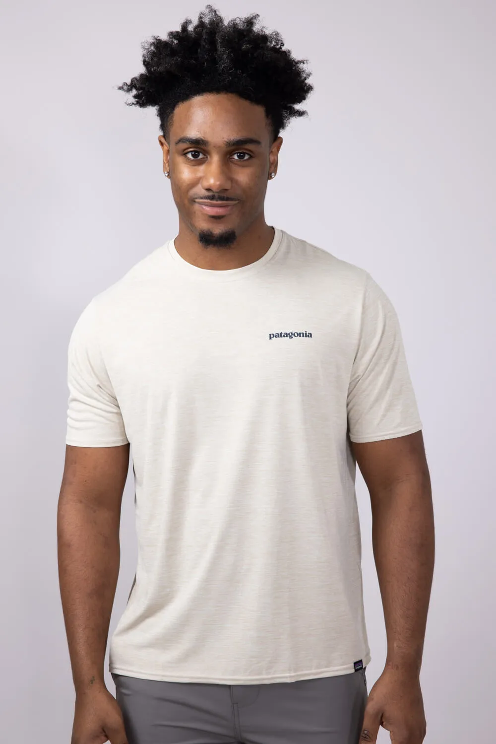 Patagonia Men’s Capeliene Cool Daily Graphic T-Shirt for Men in Pumice | 45355-BPMX sold by Glik’s