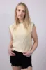 La Miel Crochet Knit Sleeveless Sweater for Women in Beige | MDS3597-COCONUT sold by Glik’s