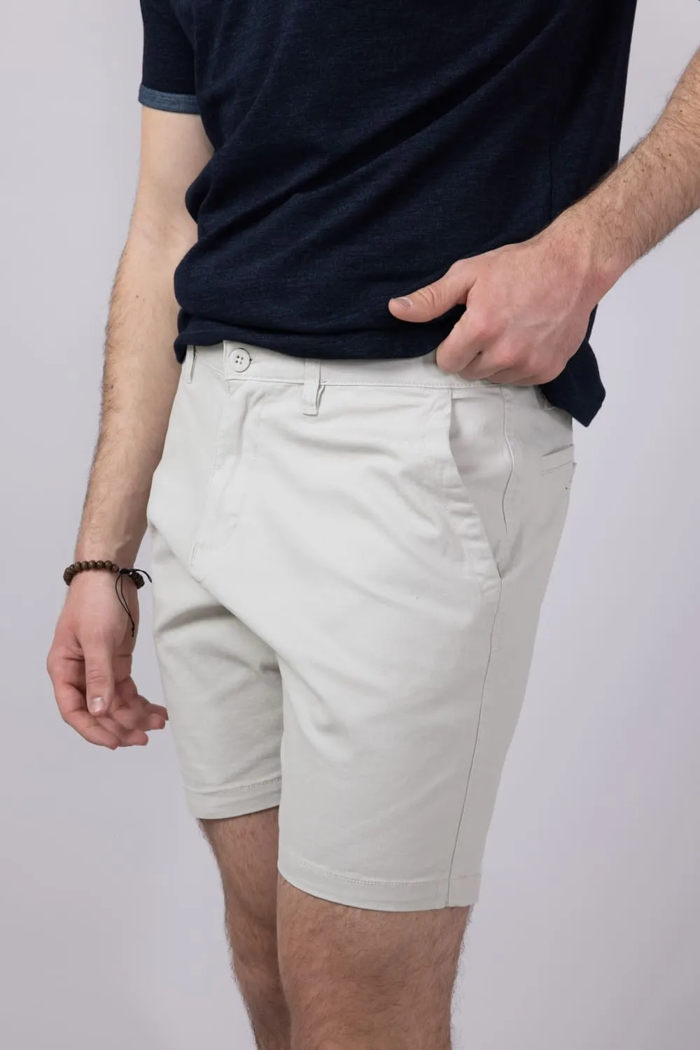 1897 Original 7 Twill Shorts for Men in Ivory | XR9863-GL-IVORY sold by Glik’s product image thumbnail 3