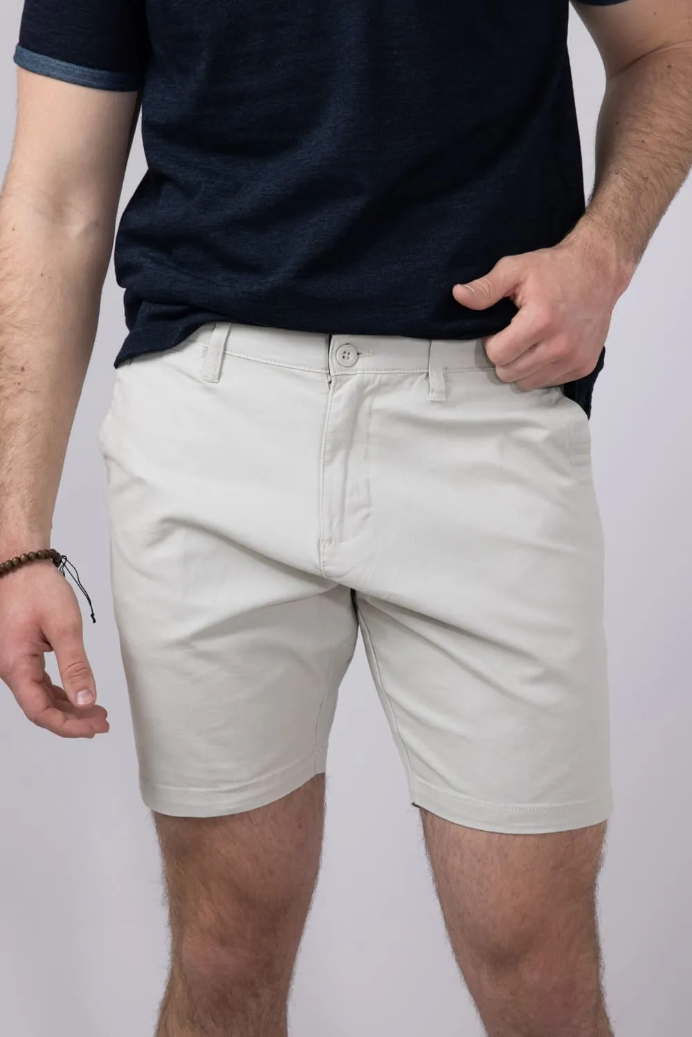 1897 Original 7 Twill Shorts for Men in Ivory | XR9863-GL-IVORY sold by Glik’s product image thumbnail 2