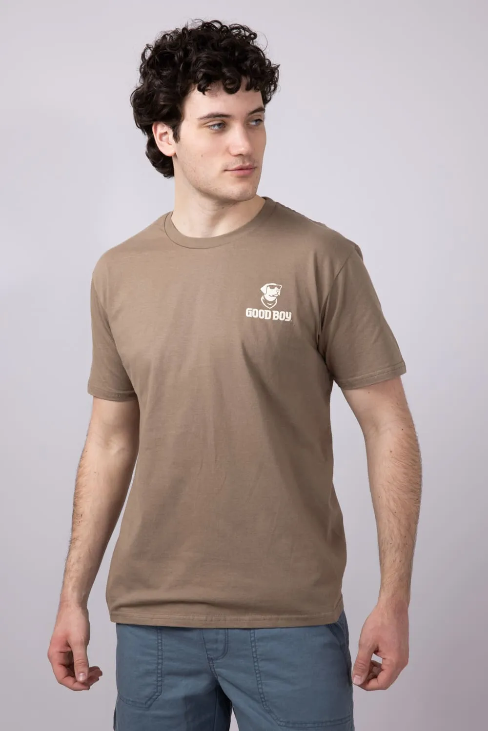 Good Boy Pack T-Shirt for Men in Brown | 2213-BROWNSAVANA sold by Glik’s product image thumbnail 4