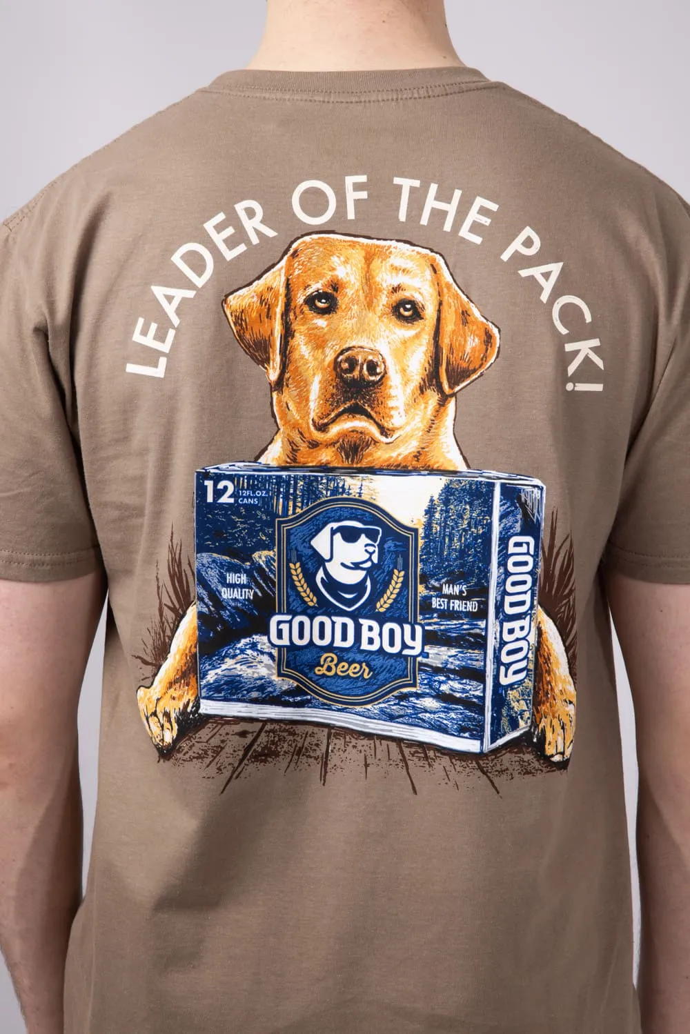 Good Boy Pack T-Shirt for Men in Brown | 2213-BROWNSAVANA sold by Glik’s