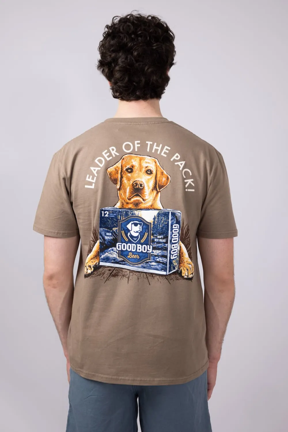 Good Boy Pack T-Shirt for Men in Brown | 2213-BROWNSAVANA sold by Glik’s product image thumbnail 5