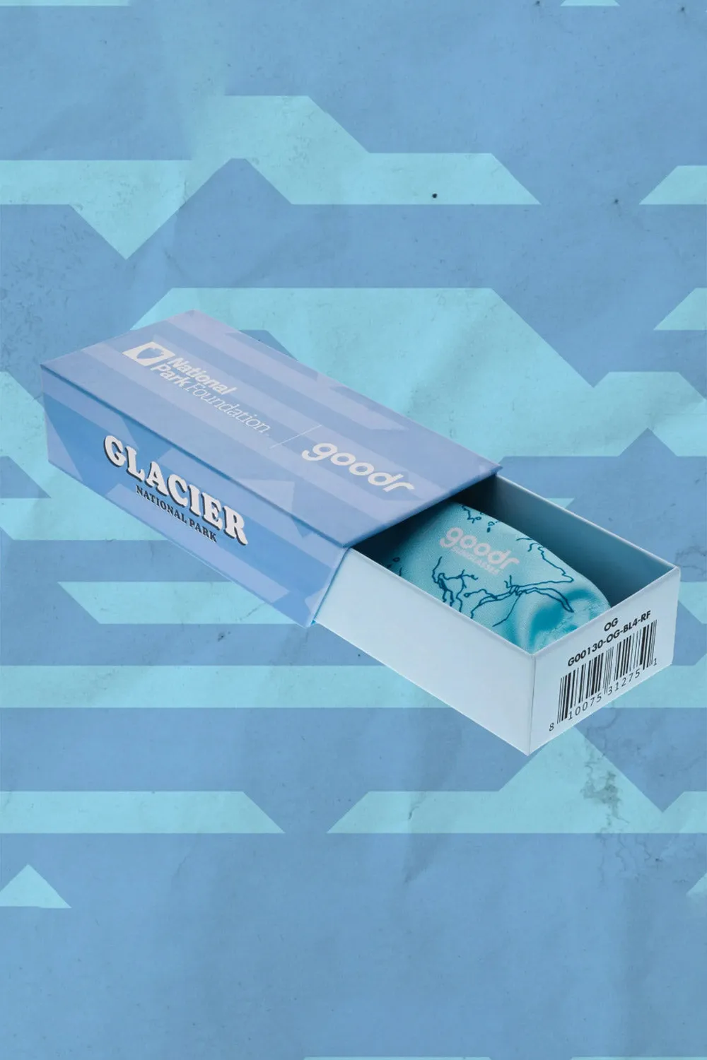 goodr Glacier National Park OG Sunglasses in Blue | G00130-OG-BL4-RF sold by Glik’s product image thumbnail 3