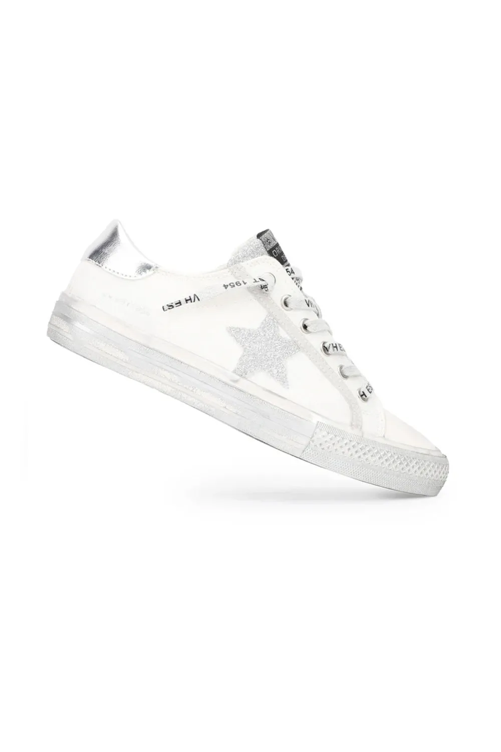 Vintage Havana Alive Star Sneakers for Women in White/Silver | 1921 sold by Glik’s product image thumbnail 4