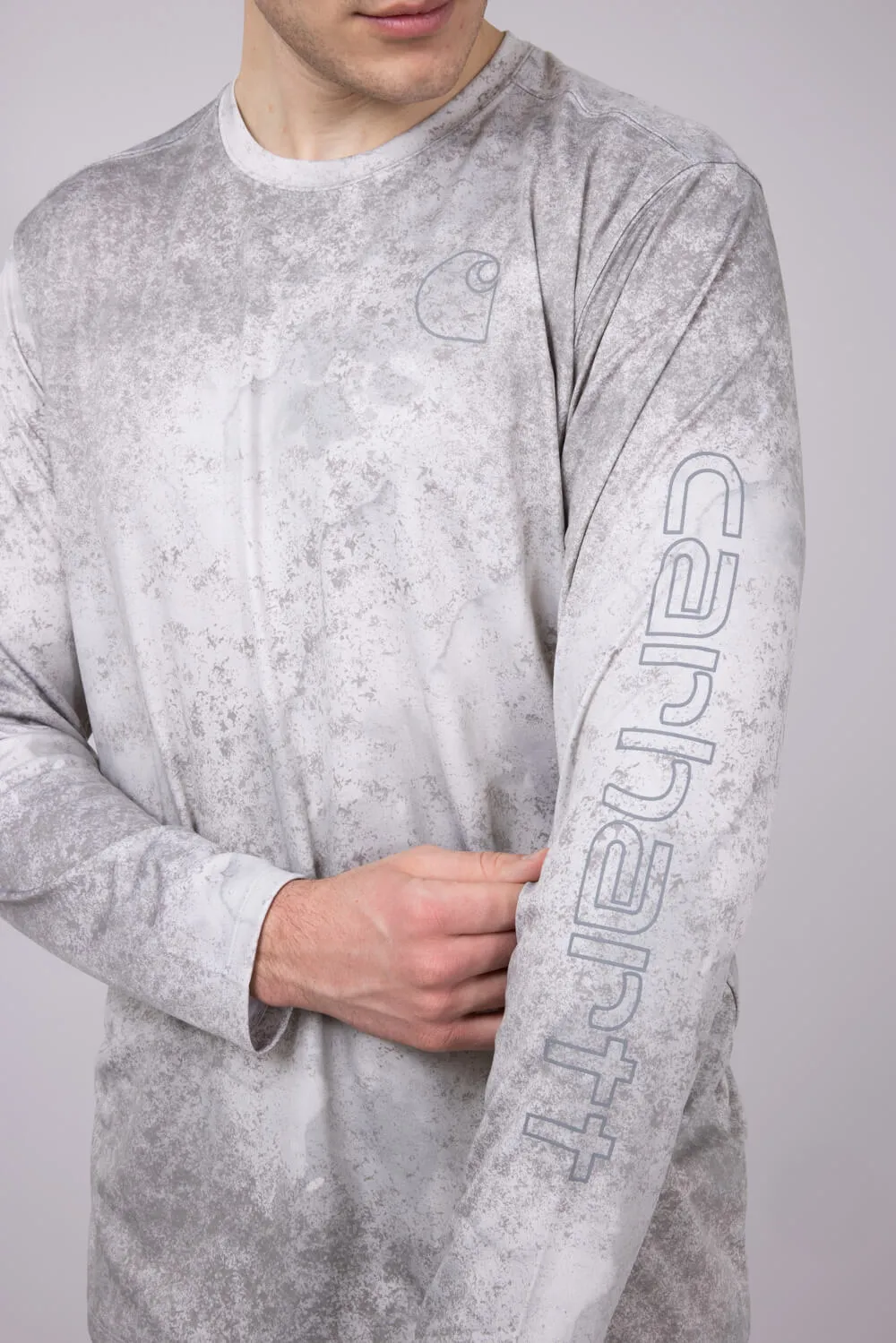 Carhartt Force Sun Defender Print T-Shirt for Men in Grey | 106779-EA0-LTGRY sold by Glik’s product image thumbnail 3