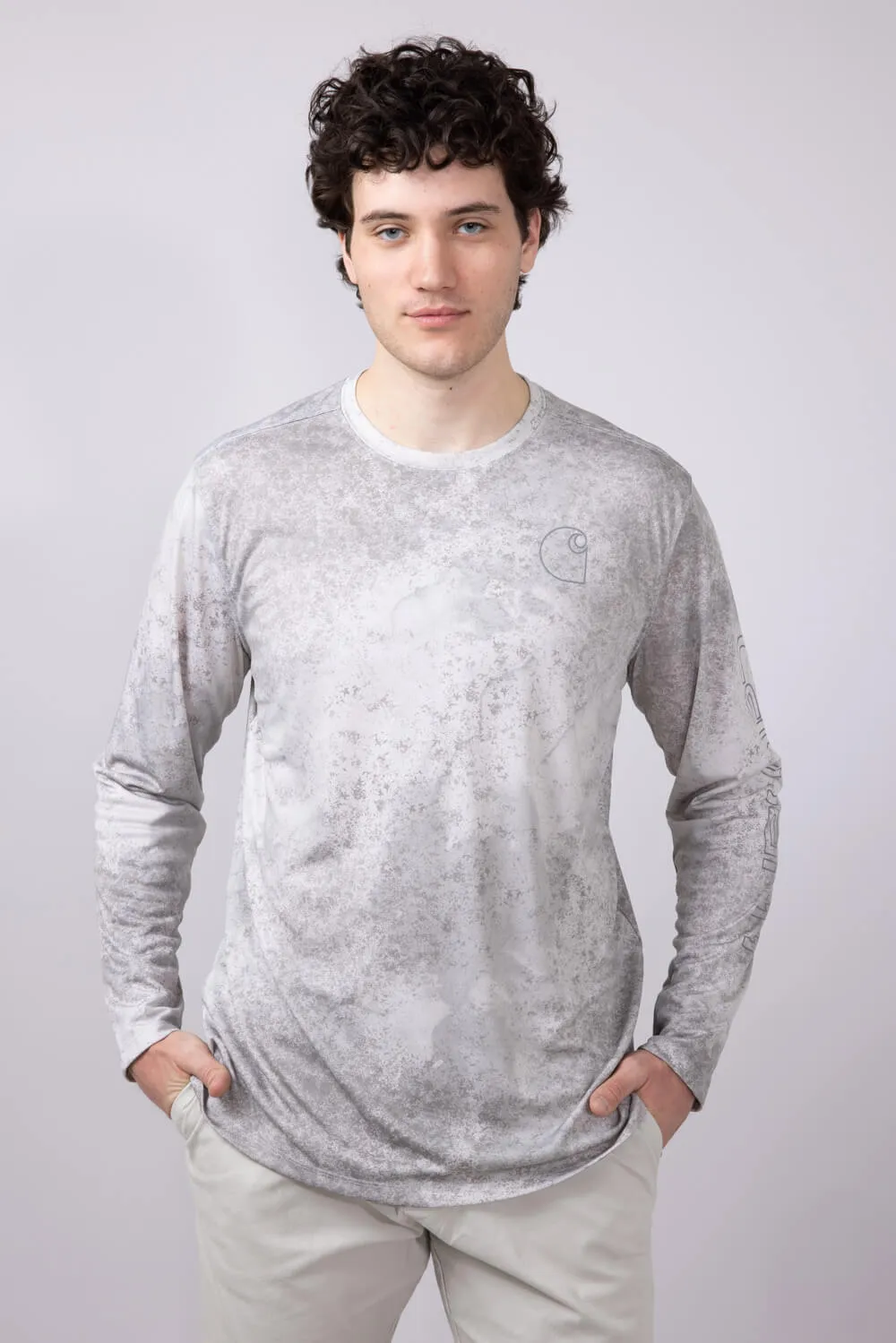 Carhartt Force Sun Defender Print T-Shirt for Men in Grey | 106779-EA0-LTGRY sold by Glik’s product image thumbnail 4