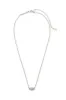 Kendra Scott Grayson Silver Crystal Pendant Necklace in White Crystal | 4217719933 sold by Glik’s
