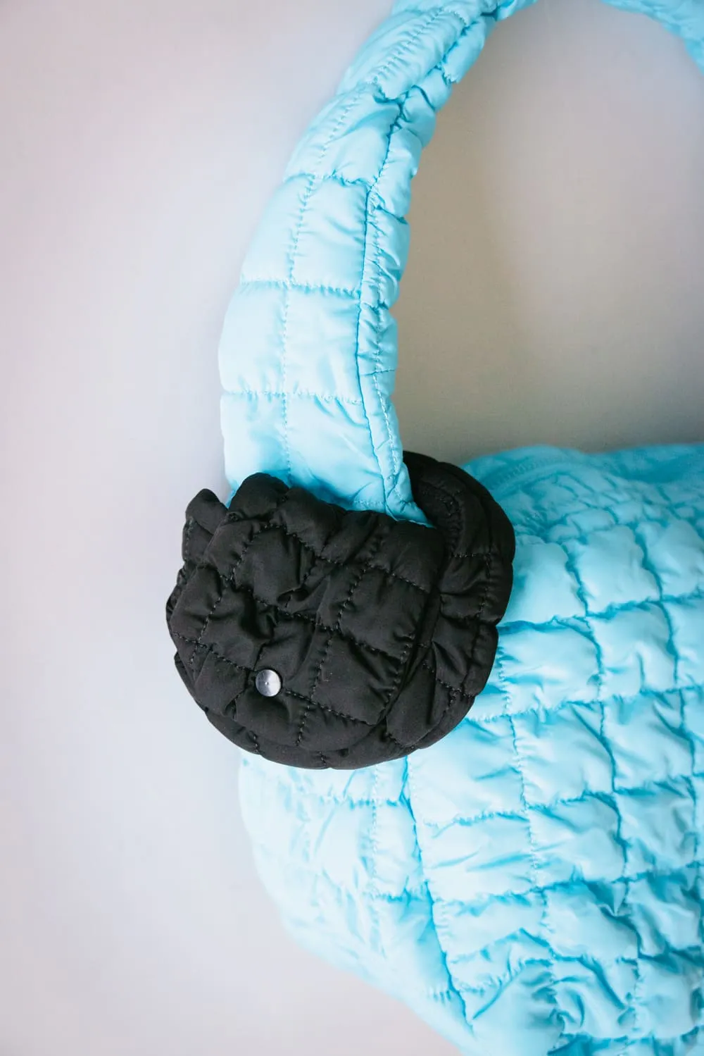 Mini Puffer Bag Charm in Black | MP5003BLK sold by Glik’s