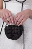 Mini Puffer Bag Charm in Black | MP5003BLK sold by Glik’s