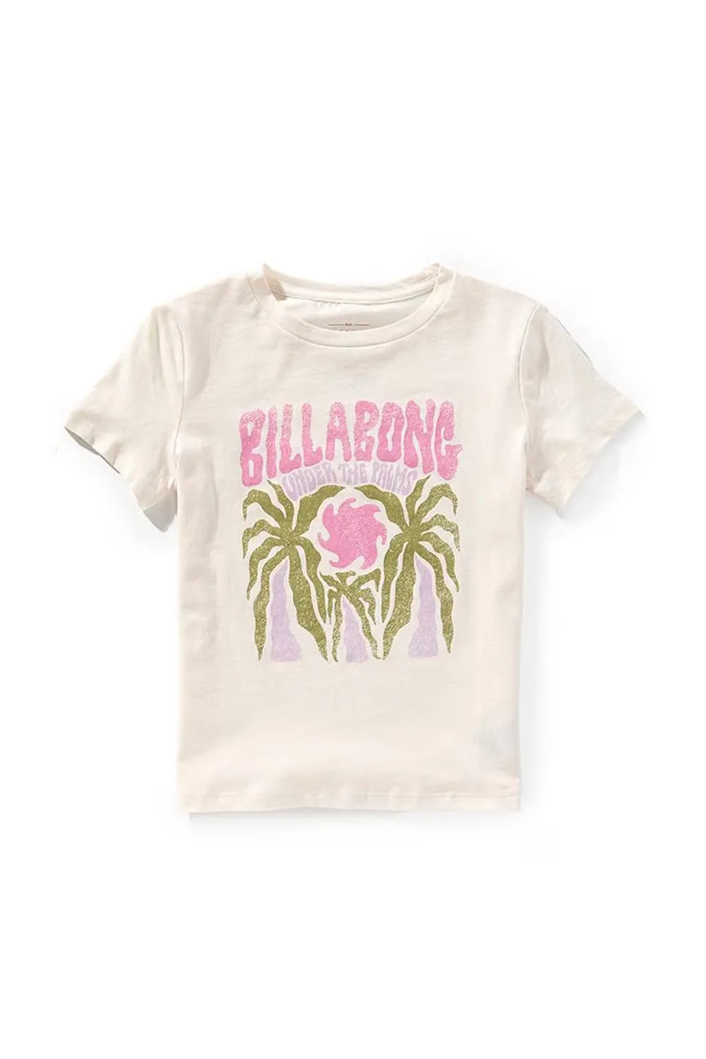 Billabong Youth Under The Palms Boyfriend T-Shirt for Girls in Salt Crystal | BSSIA55S-680 sold by Glik’s