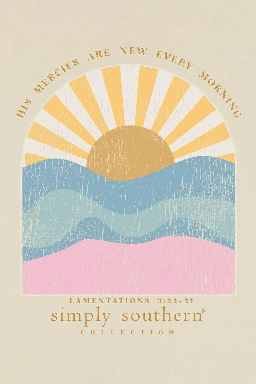 Simply Southern Youth New Patch Sunrise T-Shirt for Girls in Wisp | YTH-SS-NEW-WISP sold by Glik’s product image thumbnail 3