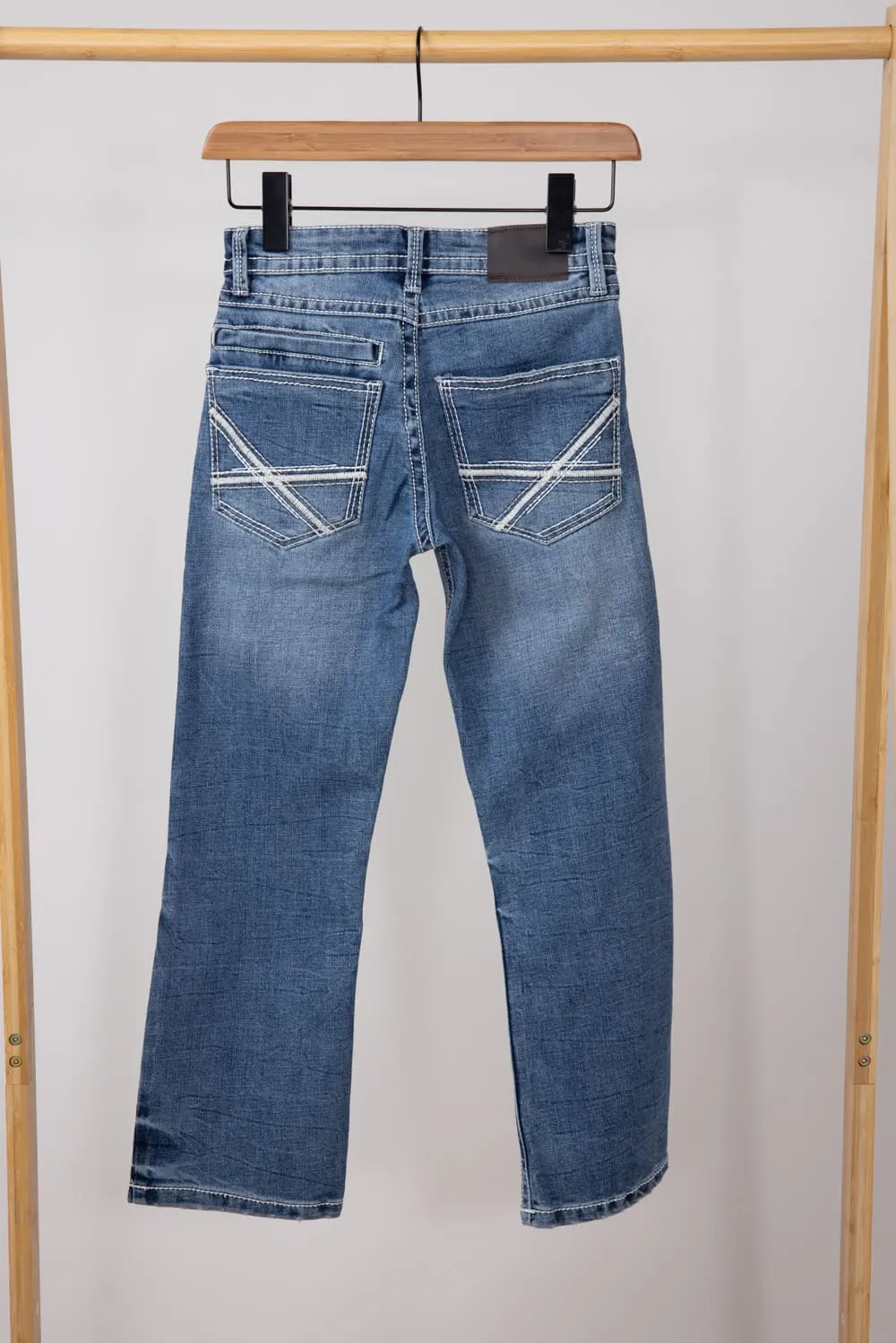 Axel Jeans Boys 8-20 Owen Cave Bootcut Jeans | AXBB0084-CAVE-LTBLUE sold by Glik’s product image thumbnail 4