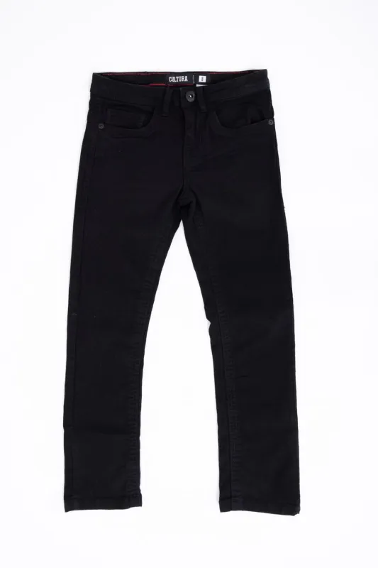 Youth Black Slim Fit Stitch Pocket Jeans for Boys | BCP99083-BLACK sold by Glik’s