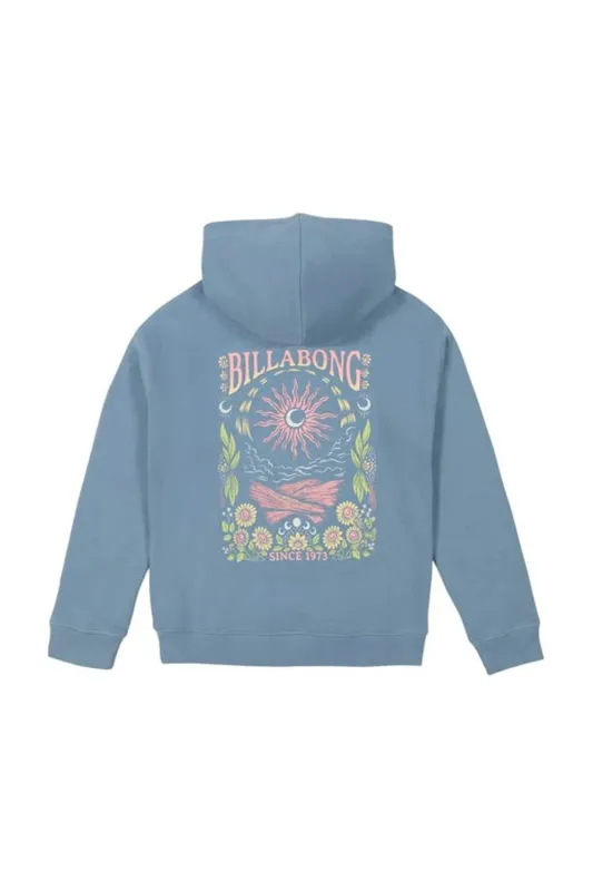 Billabong Youth Full Sun Graphic Hoodie for Girls in Blue | BSFHB21S-420-BLUE sold by Glik’s