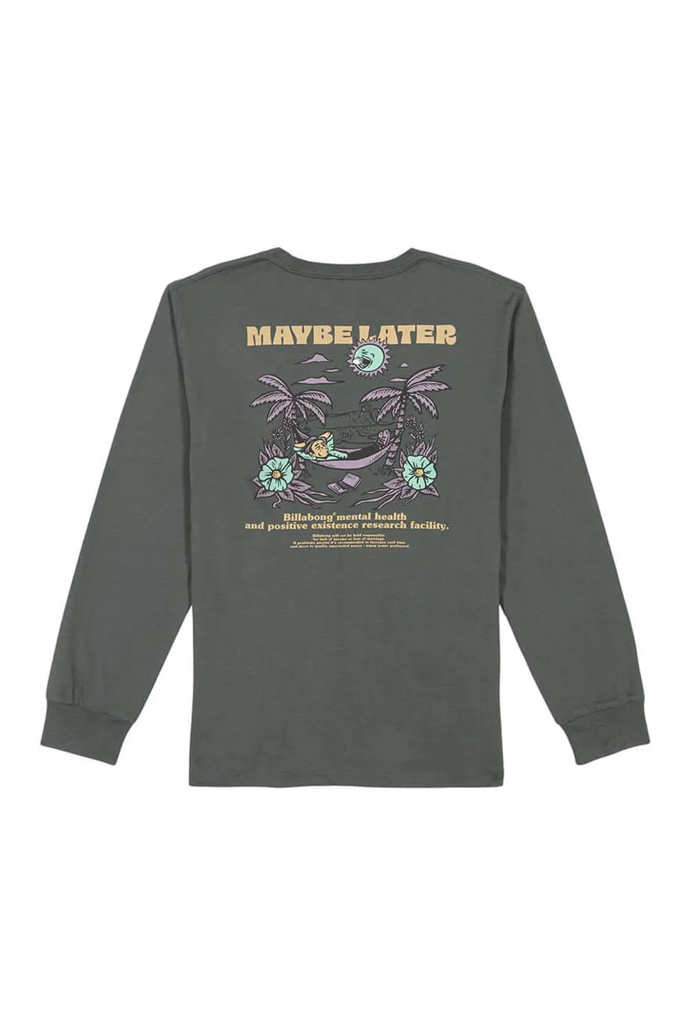 Billabong Youth Relax Graphic Long Sleeve T-Shirt for Boys in Slate Green | BSFHA52F-305 sold by Glik’s
