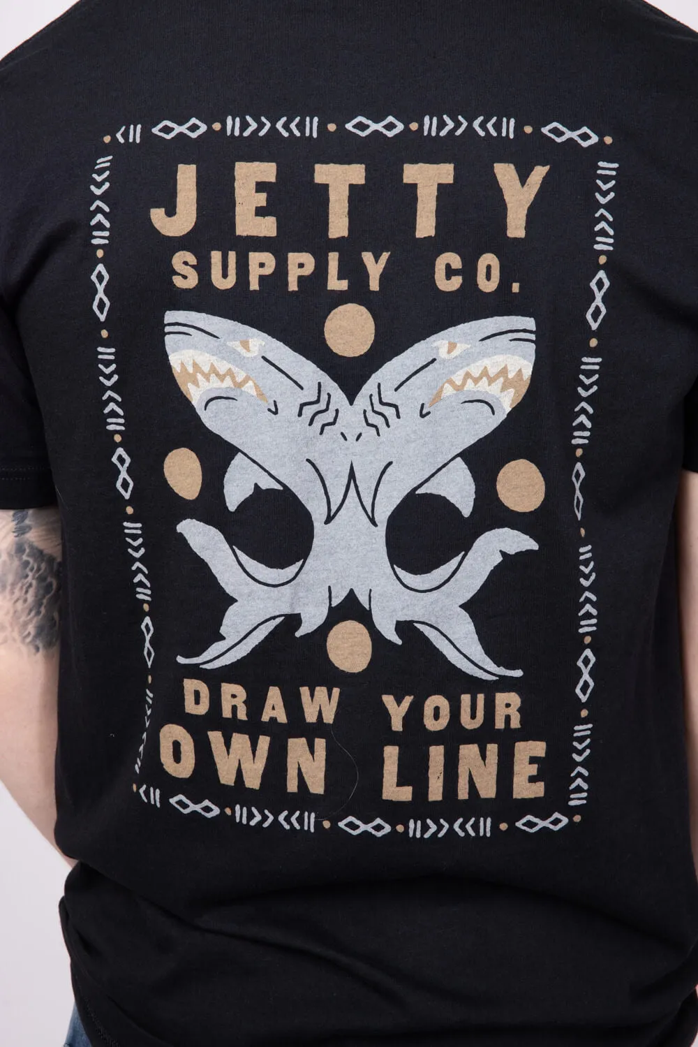 Jetty Thrash T-Shirt for Men in Black | S25THRA-M10001BLK sold by Glik’s product image thumbnail 4