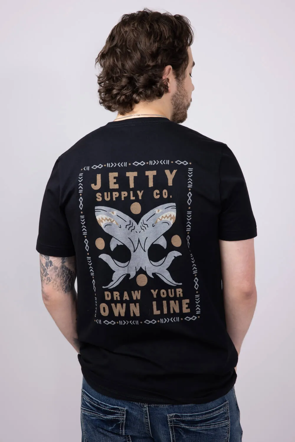 Jetty Thrash T-Shirt for Men in Black | S25THRA-M10001BLK sold by Glik’s product image thumbnail 2