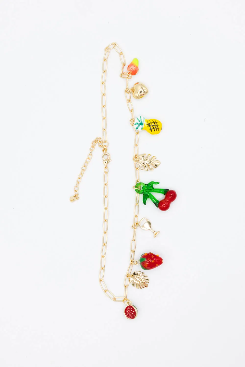 Fruit Charm Necklace in Multi | JNC455GDMLT sold by Glik’s product image thumbnail 2