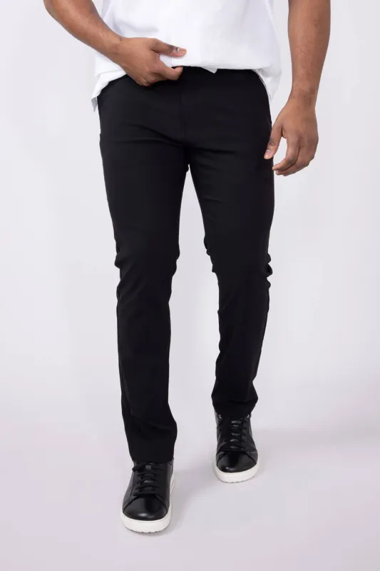 Copper & Oak Faille Utility Pants for Men in Black | W5S800-004-BLK sold by Glik’s