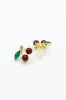 Black Cherry Earrings in Gold | DJE311321 sold by Glik’s