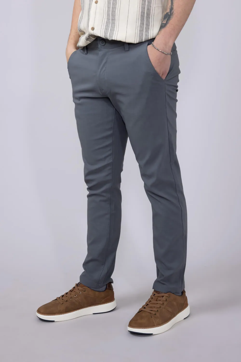 Copper & Oak Faille Trouser Pants for Men in Graphite | K5S254-092-GRAPHITE sold by Glik’s product image thumbnail 3