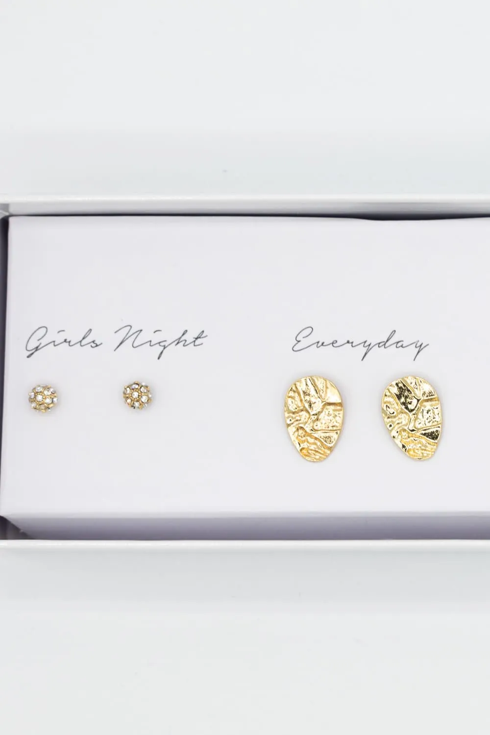 Circle Earrings Gift Box Set | ED10121GD sold by Glik’s product image thumbnail 4