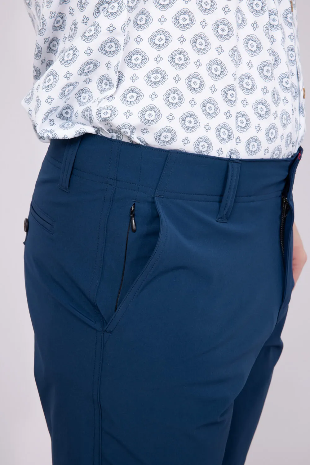 1897 Legends 9” Hydro Flat Front Shorts for Men in Navy | 5GLL1225-NAVY sold by Glik’s product image thumbnail 3