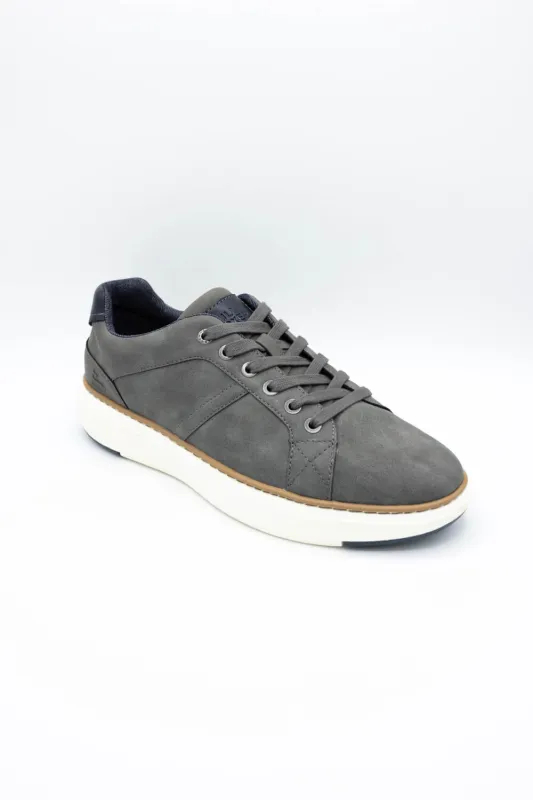 B52 by Bullboxer Lace Up Sneakers for Men in Grey | 041-X2-8690A-PDTP sold by Glik’s