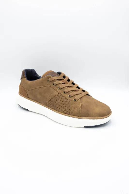 B52 by Bullboxer Lace Up Sneakers for Men in Brown | 041-X2-8690A-BWCM sold by Glik’s