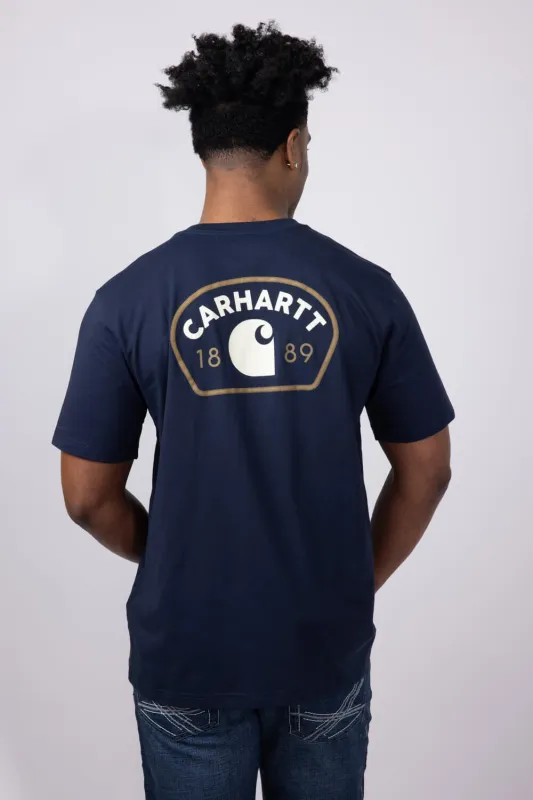 Carhartt 1889 Graphic T-Shirt for Men in Navy | 106769-I26-NAVY sold by Glik’s