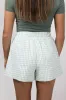 Plaid Boxer Lounge Shorts for Women in Green | PSP1142-GREEN sold by Glik’s