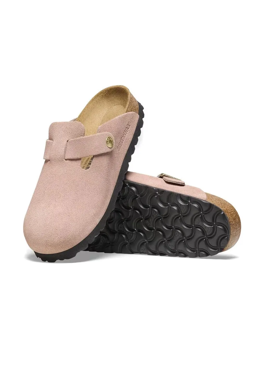 Birkenstock Boston Suede Leather Clogs for Women in Rose | 1026171 sold by Glik’s product image thumbnail 5