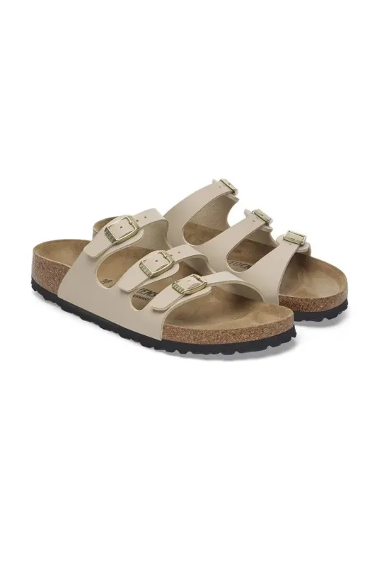 Birkenstock Florida Birko-Flor Sandals for Women in Sandcastle | 1029244 sold by Glik’s