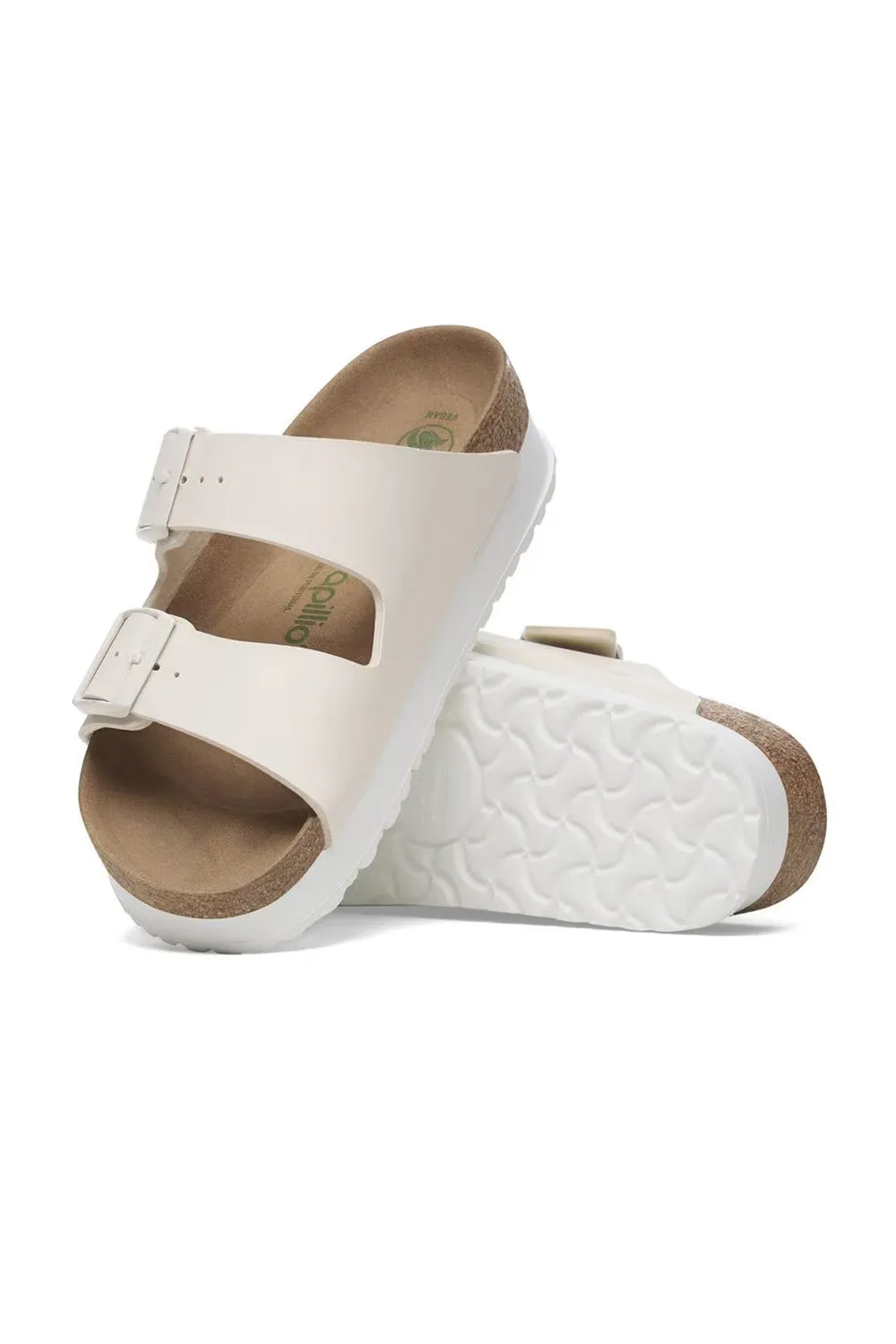 Papillio by Birkenstock Arizona Flex Birko-Flor Platform Sandals for Women in Eggshell | 1029127 sold by Glik’s product image thumbnail 5