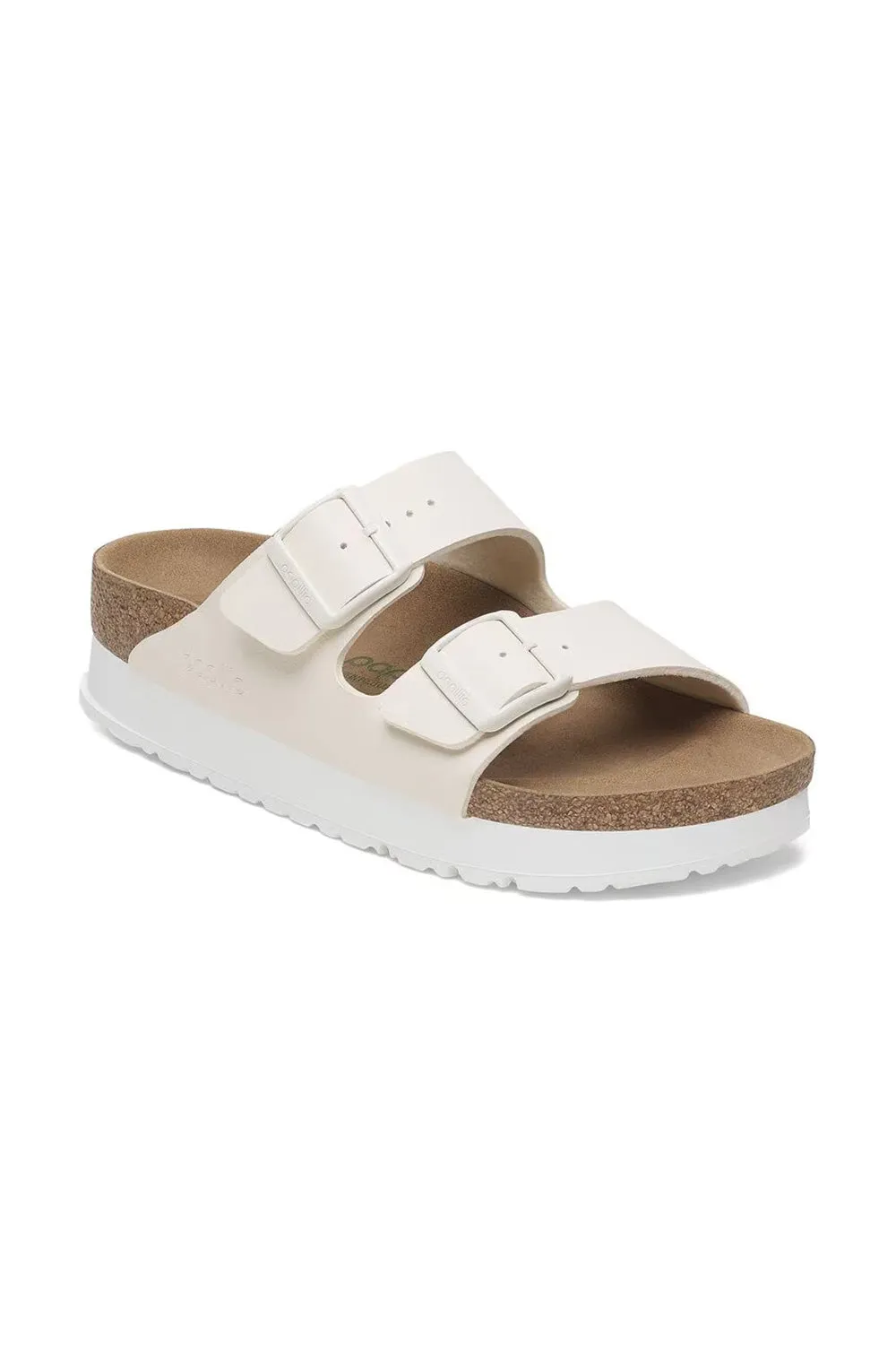 Papillio by Birkenstock Arizona Flex Birko-Flor Platform Sandals for Women in Eggshell | 1029127 sold by Glik’s product image thumbnail 2