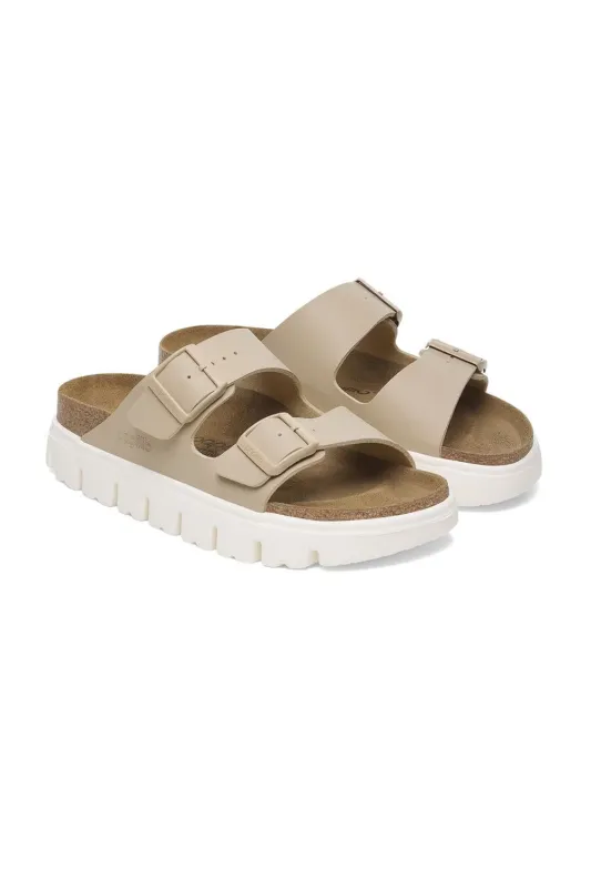 Papillio by Birkenstock Arizona Chunky Birko-Flor Sandals for Women in Sandcastle | 1029094 sold by Glik’s
