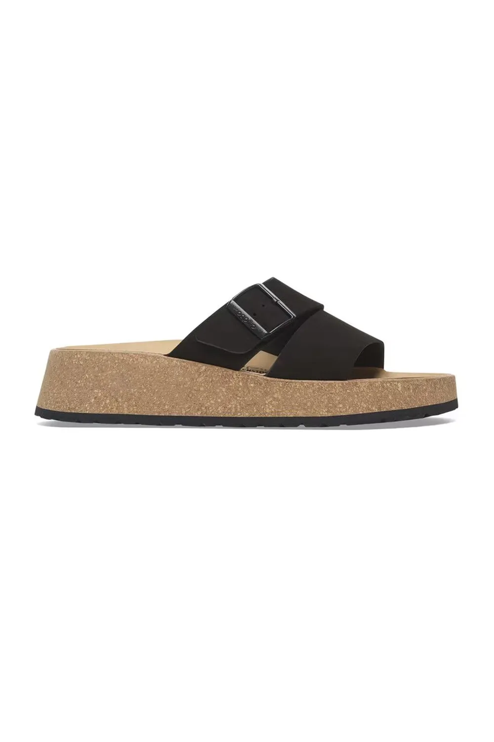 Papillio by Birkenstock Almina Nubuck Sandals for Women in Black | 1029100 sold by Glik’s product image thumbnail 2