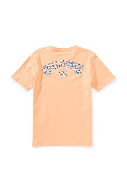 Billabong Youth Throwback T-Shirt for Boys in Peach | BSSIA35F-832 sold by Glik’s
