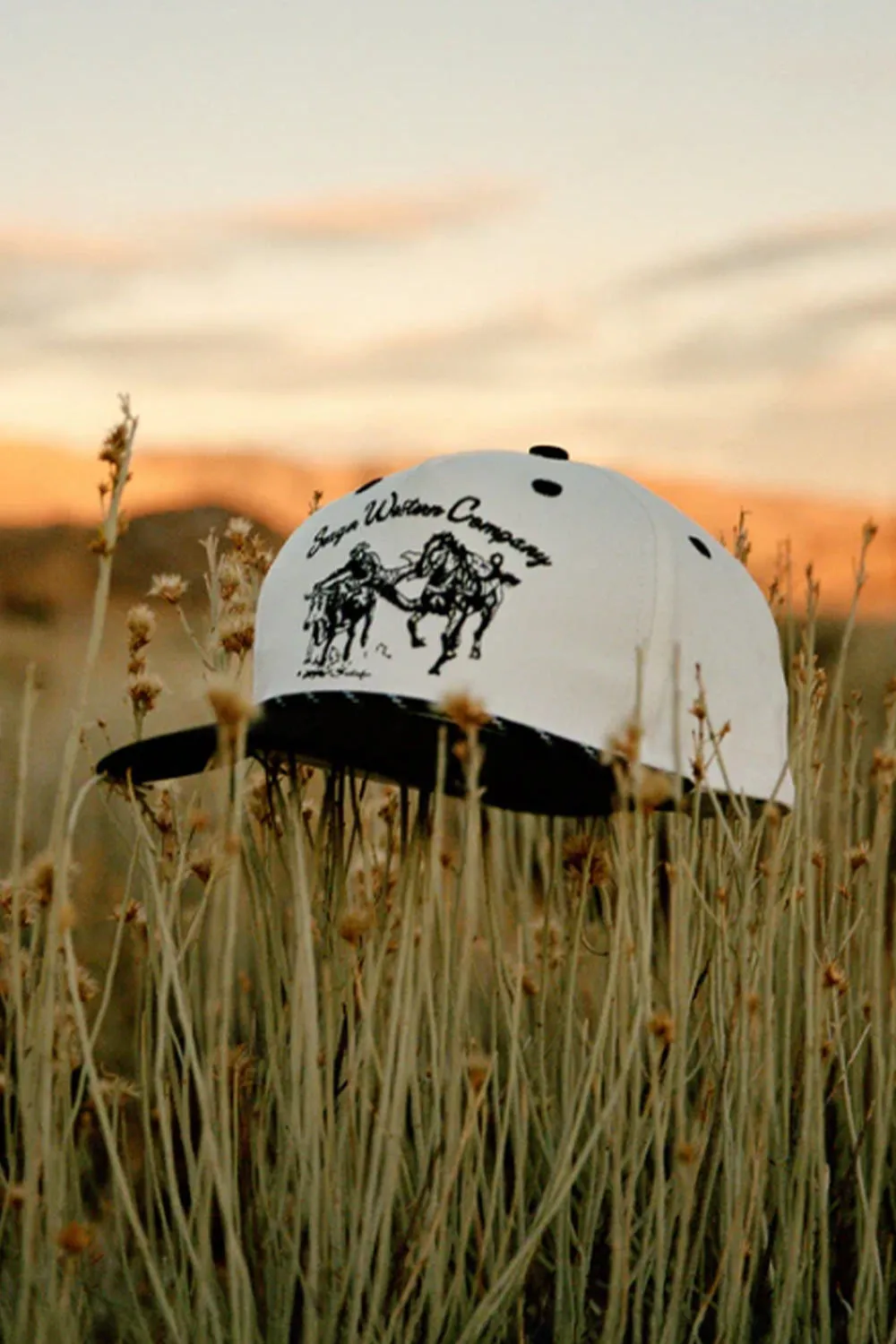 Seager Los Rios Canvas Snapback Hat for Men in Cream/Black | MHSP25LOSRIBCRM sold by Glik’s product image thumbnail 2