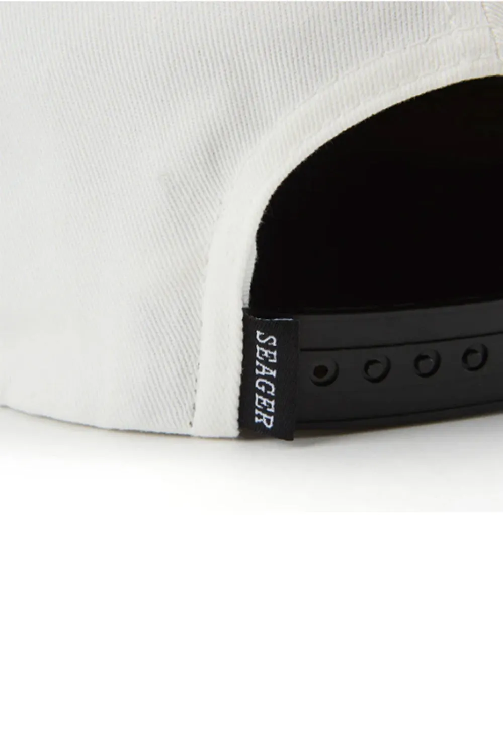 Seager Los Rios Canvas Snapback Hat for Men in Cream/Black | MHSP25LOSRIBCRM sold by Glik’s product image thumbnail 5