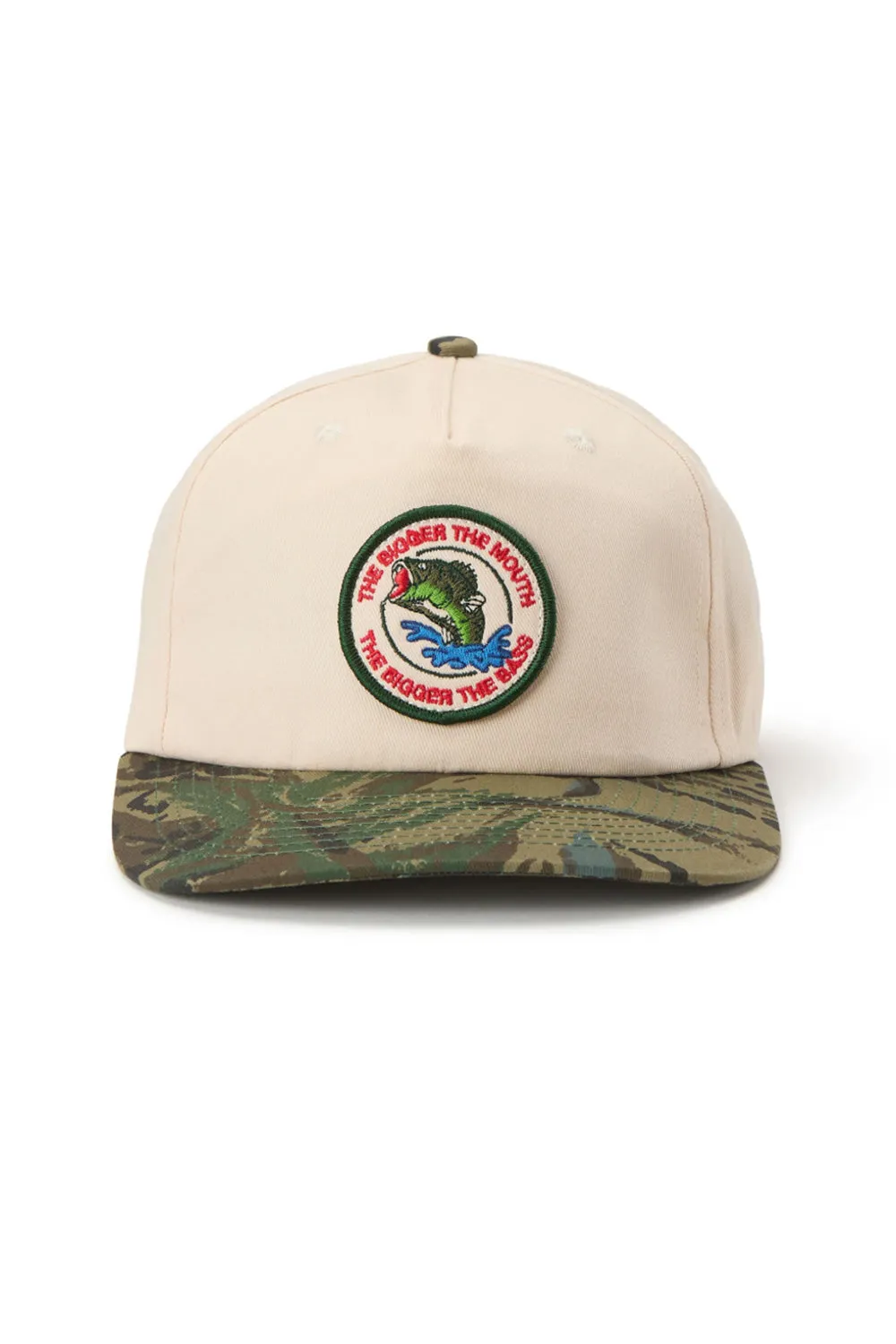Seager I'm Hooked Snapback Hat for Men in Tan/Camo | MHSP25HOOKCAMO sold by Glik’s product image thumbnail 2