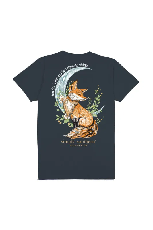 Simply Southern Youth Whole To Shine T-Shirt for Girls in Heather Navy | YTH-SS-SHINE-HTHRNVY sold by Glik’s